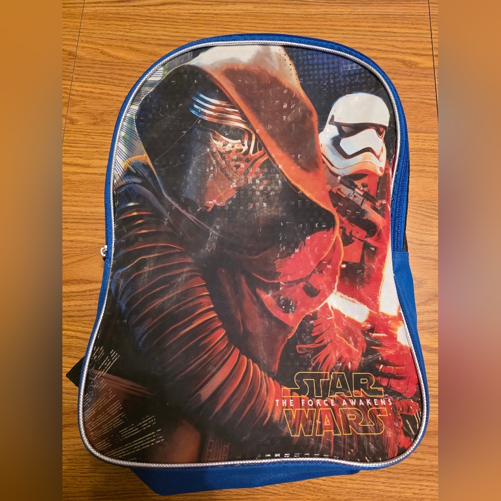 Star Wars Blue, Black and Red Backpack With Accessories
